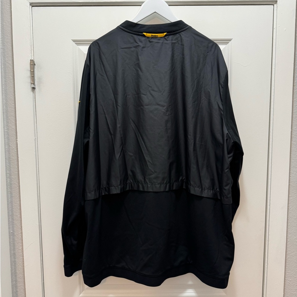 Pittsburgh Steelers Nike Onfield hybrid Elite Jacket Black NFL Full Zip - Picture 11 of 11